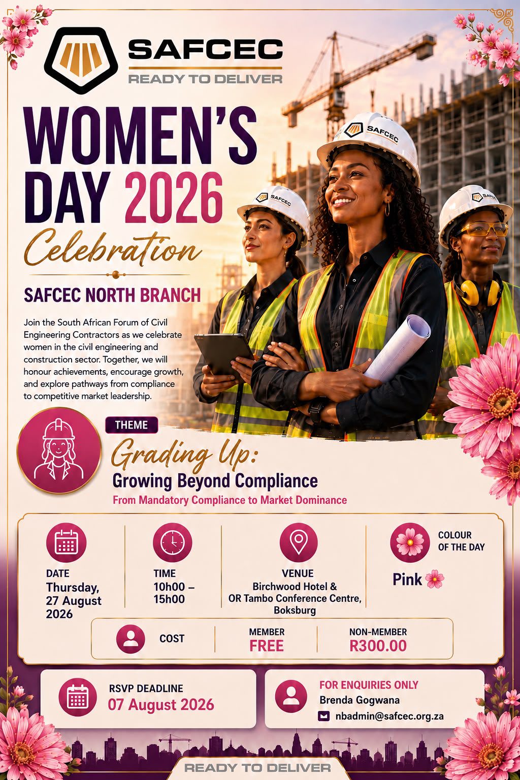 Women's Day 2026 – Event Invitation | SAFCEC North Branch