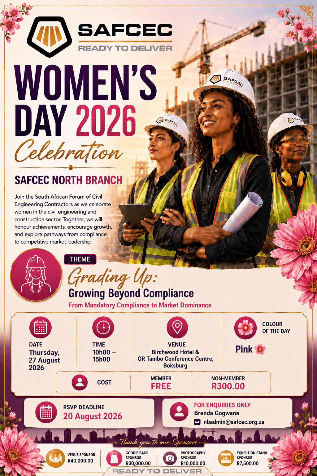 Women's Day 2026 – Event Invitation | SAFCEC North Branch